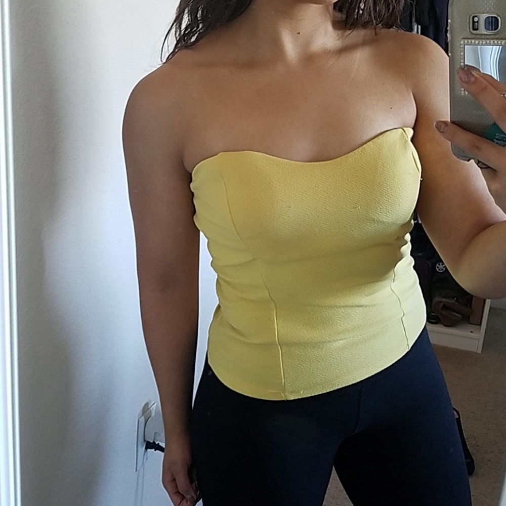 Yellow blouse